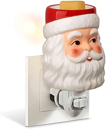 Pluggable Fragrance Warmer Wax Melter for Christmas, Santa Claus